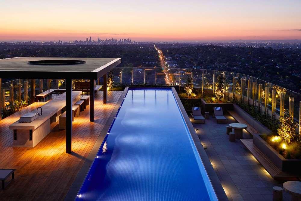 Art Series - The Chen Box Hill Tiện nghi bức ảnh The rooftop pool at the West Hollywood Edition